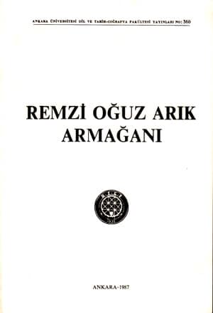 Remzi Oğuz Arık Armağanı