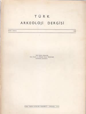 Türk Arkeoloji Dergisi Sayı XVII-2 (1968)