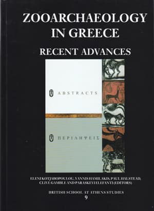 Zooarchaeology in Greece. Recent Advances