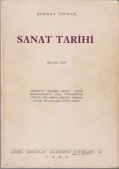 Sanat Tarihi Birinci Cilt
