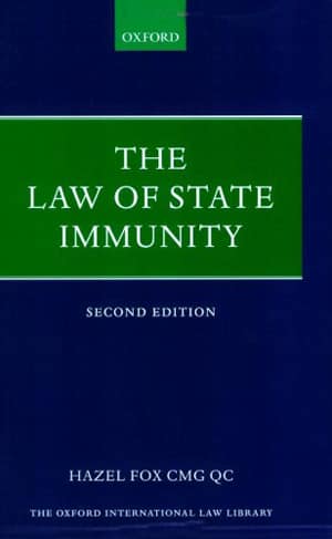The Law of State Immunity