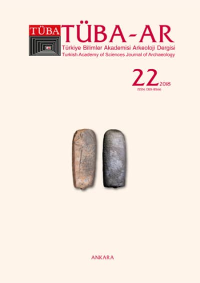 Tüba-Ar 22 - Türkiye Bilimler Akademisi Arkeoloji Dergisi