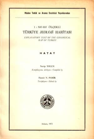 1:500.000 Ölçekli Türkiye Jeoloji Haritası Hatay