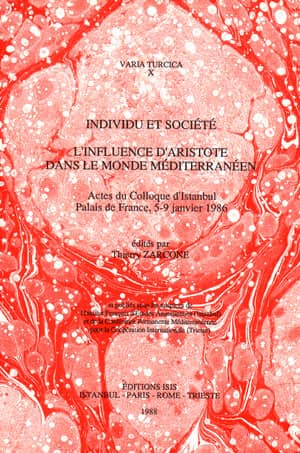 Individu et Societe, L&#39;Influence d&#39;Aristote dans le Monde Mediterraneen
